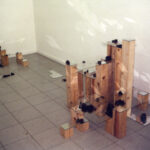 インスタレーション（1985年　画廊 Studio4Fにて）