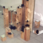 インスタレーション（1985年　画廊 Studio4Fにて）